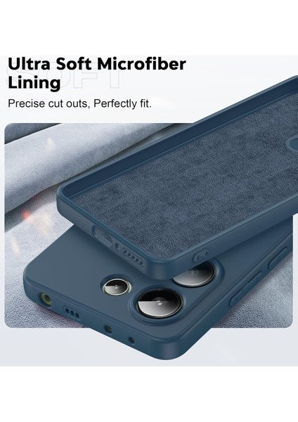 Xiaomi Redmi Note 13 Pro 4g Kılıf Yüksek Kalite 3D Kamera Korumalı Içi Kadife Lansman Liquid Silikon Kapak modelleri