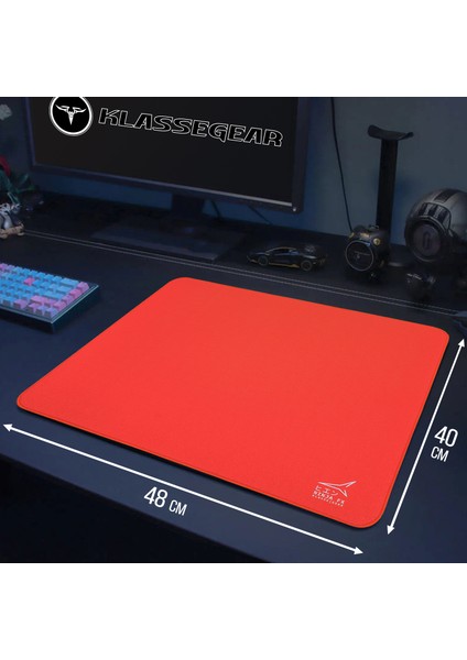 Klassegear Longteng Huoyun Special Edition 480X400X4 mm E-Sports Gaming Oyuncu Mouse Pad Mousepad Orange