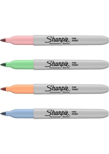 Fıne Permanent Marker 4 Lü Pastel Renkler