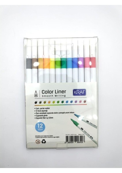 Color Lıner Kalem 0.5 mm 12 Li