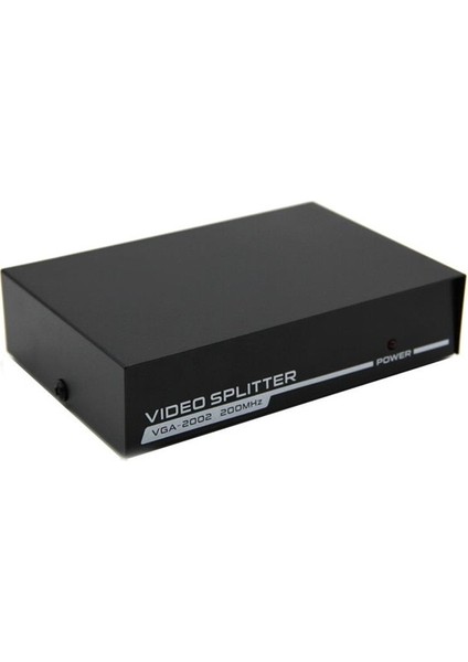 VGA Splitter Switch 2 Port 200MHZ Çoklu Ekran Çoklayıcı