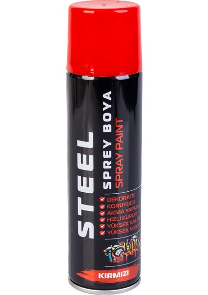 Sprey Boya Kırmızı 200 ml 3421 0314 4787