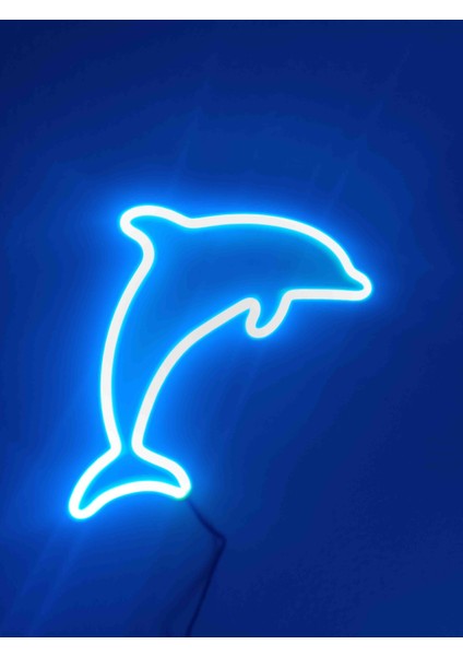 Neon Led Işıklı Yunus Balığı