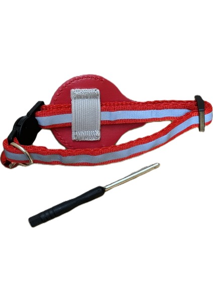 Airtag Tutuculu Kedi Tasması Zilli ve Reflektörlü 4 Renkte indirimleri