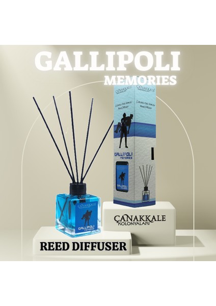 Bambu Çubuklu Oda Kokusu (Gallıpolı) 100 ml Cam Şişe