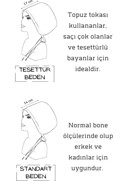 Standart Beden Pudra Tek Renk Cerrahi Bone Doktor Hemşire Sağlıkçı Hastane Aşçı Bonesi