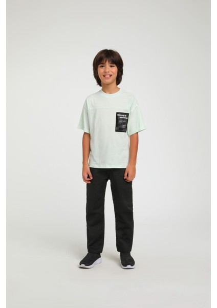 Beli Lastikli Erkek Pantolon - Siyah