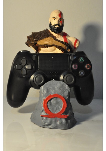 Kratos Bust (Ps4 Kol Tutucu Stand)