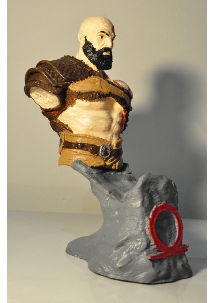 Kratos Bust (Ps4 Kol Tutucu Stand)