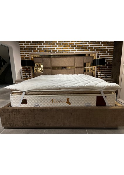 Merinos Kuzu Yünü Yatak Pedi, Yatak Koruyucu, Yatak Şiltesi (%100 MERİNOS KUZU YÜNÜ)