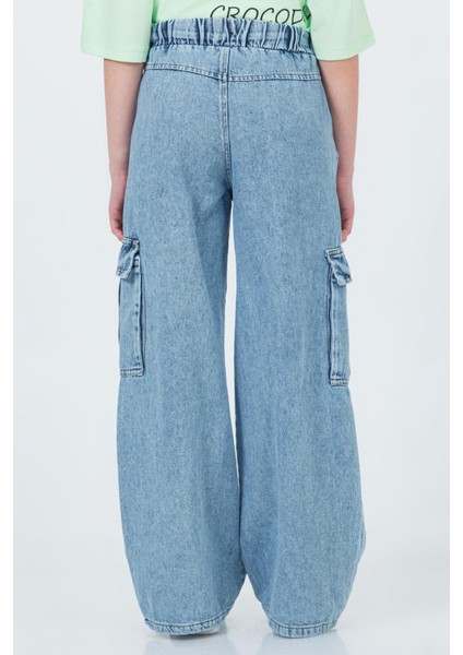 Dmb Kargo Cepli Bağcıklı Kız Pantolon - Mavi fiyatları