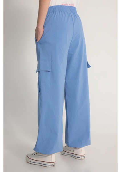 Dmb Kız Paraşüt Pantolon - Mavi modelleri