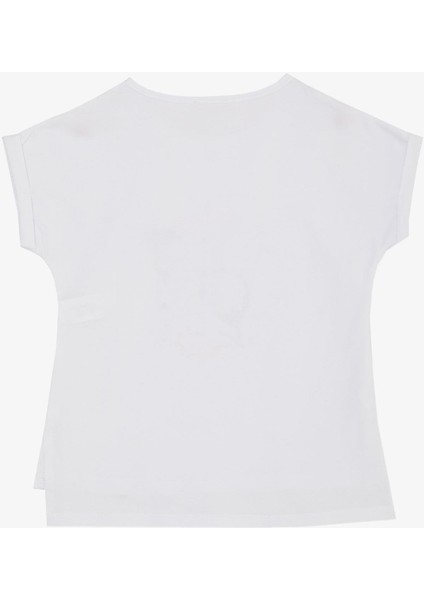 Kelebekli Kız Tişört - Beyaz fırsatları