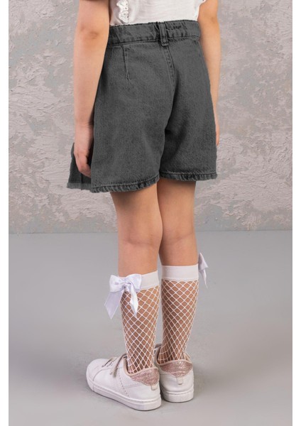 Dmb Püsküllü Kız Şort Etek - Siyah fiyatları