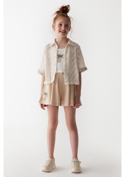 Nk Paloma Kız Şort - Camel fiyatları