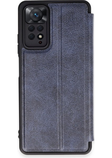 Xiaomi Redmi Note 12 Pro 4g Kılıf Flip Cover - Lacivert 13