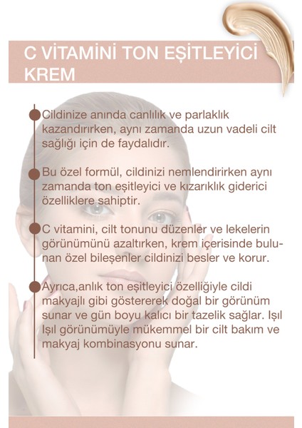 C Vitamini Ton Eşitleyici Krem fiyatları