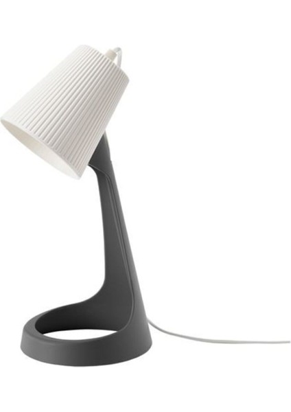 Gri Çalışma Lambası, Koyu Gri-Beyaz Meridyendukkan 8.6 W 35 cm Masa Lambası Çalışma-Okuma Lambası