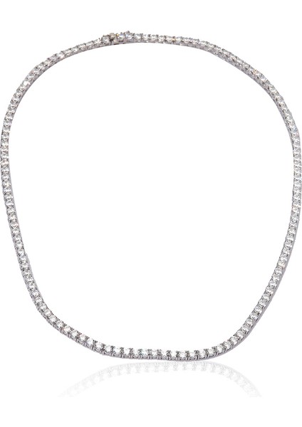 Monemel Gümüş Su Yolu Kolye (Altın Kaplama) 2,5mm