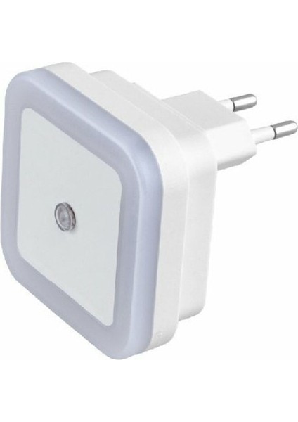 Beyaz 1W Beyaz Renk Sensörlü Fotoselli Gece Lambası CT-9500 Plastik