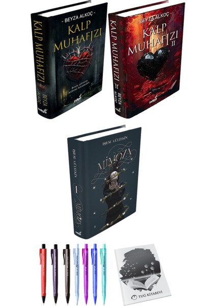 Kalp Muhafızı 1-2 - Mimoza + Kalem + Not Defteri