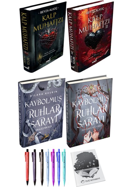 Kalp Muhafızı 1-2 - Kaybolmuş Ruhlar Sarayı 1-2 + Kalem + Not Defteri