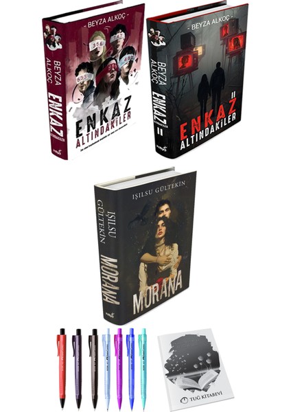 Enkaz Altındakiler 1-2 -Morana + Kalem + Not Defteri