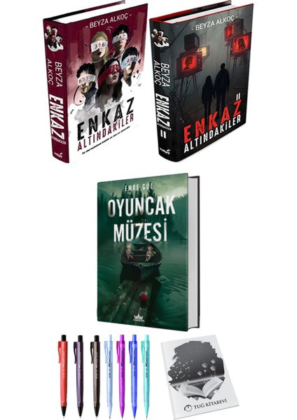 Enkaz Altındakiler 1-2 -Oyuncak Müzesi 1 + Kalem + Not Defteri