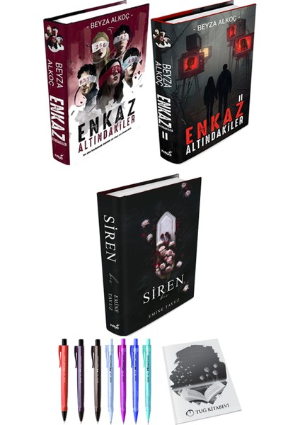 Enkaz Altındakiler 1-2 - Siren: Bir + Kalem + Not Defteri