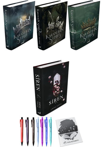 Karanlığın Şehri 1-2-3 - Siren Bir + Kalem + Not Defteri