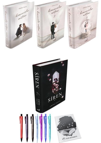 Kimsesizler Matemi 1-2-3 - Siren Bir + Kalem + Not Defteri