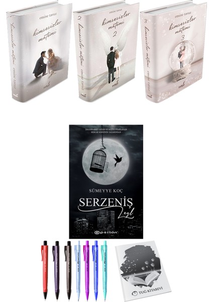 Kimsesizler Matemi 1-2-3 - Serzeniş Leyl + Kalem + Not Defteri