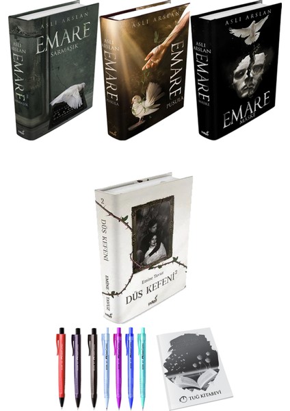 Emare: Sarmaşık - Pusula - Maske - Düş Kefeni 2 + Kalem + Not Defteri
