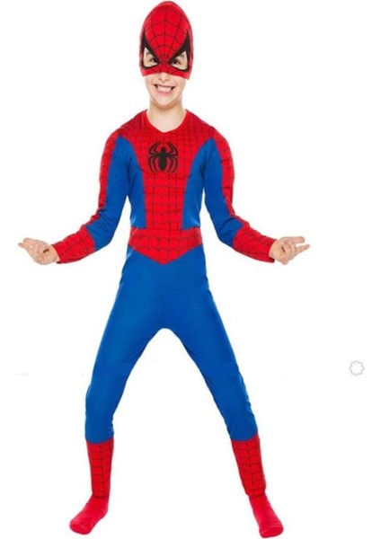 Kırmızı Erkek Çocuk Kırmızı Marvel Spider-Man Kostümü Örümcek Adam Kostüm fiyatları