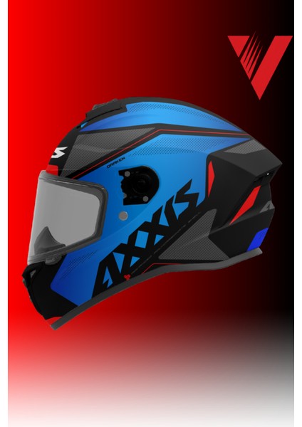 Axxıs Draken S Gear E7 Matt Blue