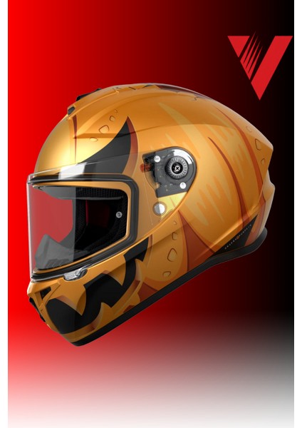 Axxıs Draken S Pumpkın C3 Matt Yellow