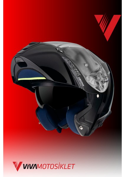 Axxıs Gecko Sv A1 Solıd Matt Black