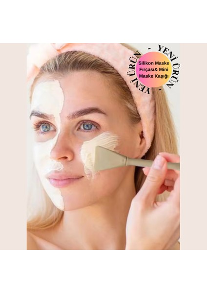 Silikon Maske Fırçası & Peeling Ve Maske Fırçası &Silikon Çift Taraflı Maske Fırçası