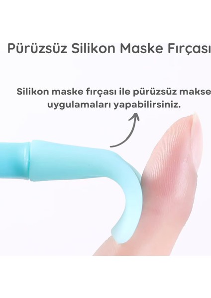 Silikon Maske Fırçası & Peeling Ve Maske Fırçası &Silikon Çift Taraflı Maske Fırçası