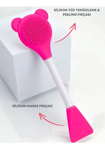 Silikon Yüz Temizleme & Peeling Ve Maske Fırçası - Silikon 3 Taraflı Yüz Temizleme Ve Maske Fırçası modelleri