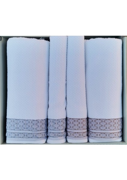 Strap Bej-Grı Best Set Hamam Takımı