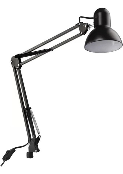 Kablolu Köln Mengeneli Masa Lambası Siyah Renk YL86-1311 E27 34 x 48 Metal Siyah Masa Üstü modelleri