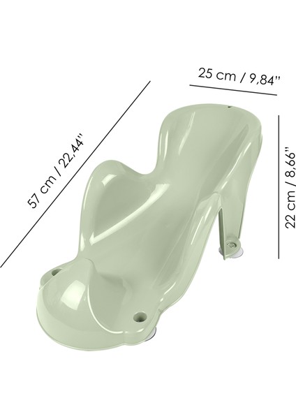 2'li Bebek Banyo Seti - Bebek Yıkama Küveti - Vakum Tabanlı Yıkama Aparatı Oturağı - Yeşil indirimleri