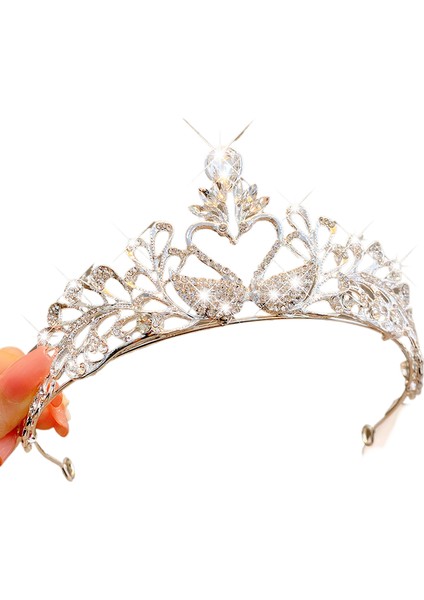 Büyük Taç Kafa Bandı Çocuklar, Kızlar, Prensesler, Küçük Kızlar, Doğum Günü Hediyeleri, Taç Saç Bantları, Saç Süsleri, Saç Bantları, Kristaller (Yurt Dışından)