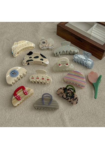 Lale Saç Tokaları Dişi Köpekbalığı Klipleri Niş High-End Kore High-End Saç Tokaları ve Saç Aksesuarları Sevimli Köpek Yavrusu Tırmalama Klipleri (Yurt Dışından) fiyatları