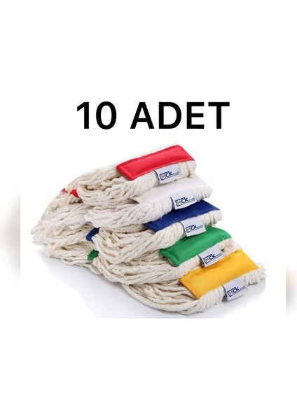 Krom Çift Kovalı Paspas Arabası,Temizlik Arabası Plastik Presli 10 Adet Mop Setli