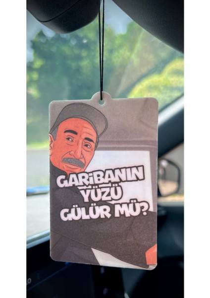 Garibanın Yüzü Gülür Mü Tasarımlı Dekoratif Komik Araç Kokusu ve Aksesuarı