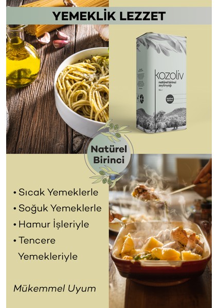 Naturel Birinci Zeytinyağı 5 Lt Teneke Kutu