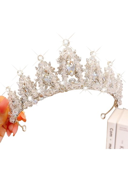 Çocuklar Için Taç Taç, Küçük Prenses Tacı, Doğum Günü Saç Bandı, Kızlar Için Kristal Saç Süsü, Doğum Günü Hediyesi (Yurt Dışından)