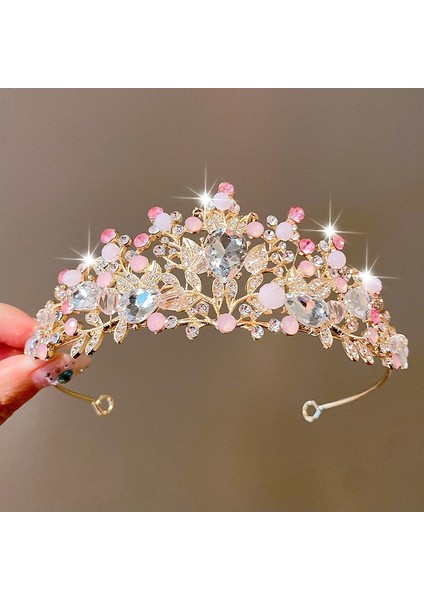 Çocuklar Için Taç Taç, Küçük Prenses Tacı, Doğum Günü Saç Bandı, Kızlar Için Kristal Saç Süsü, Doğum Günü Hediyesi (Yurt Dışından) modelleri